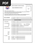 Contoh surat permohonan kerja