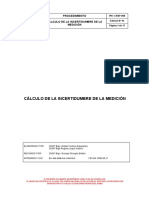 PRT-CNSP-008 Ed 01 Cálculo de La Incertidumbre de La Medición - FINAL