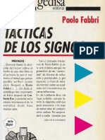 Fabbri Paolo - Tacticas De Los Signos