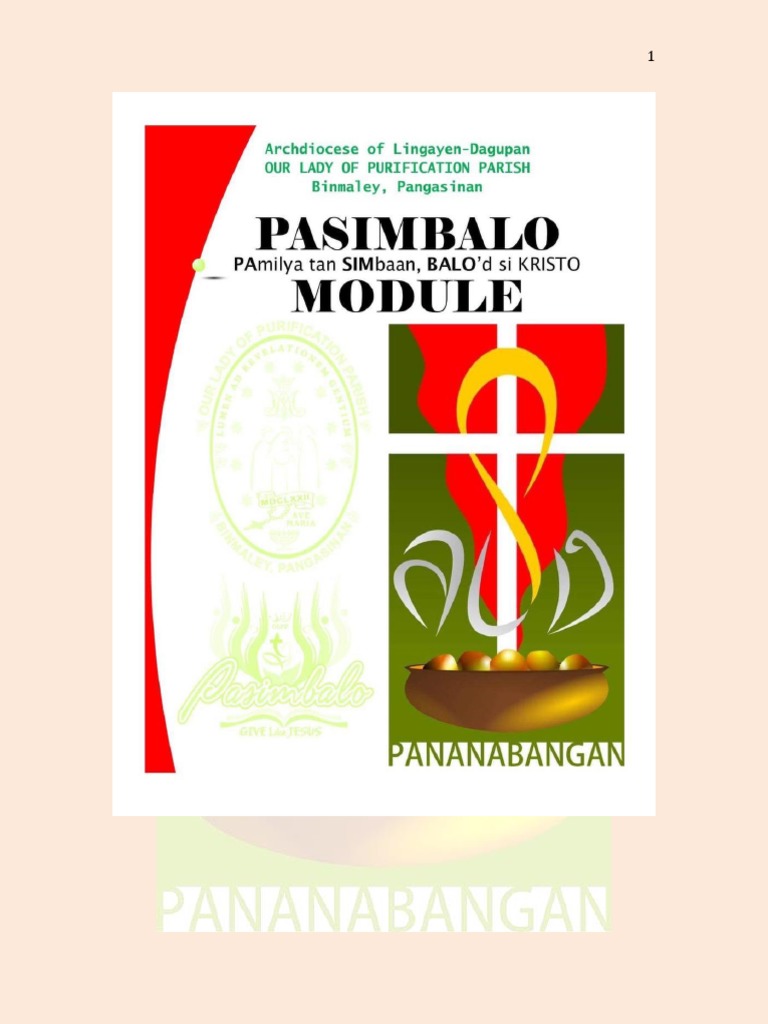 PASIMBALO MODULE (Updated Version November 2019) Final | PDF | Forgiveness  | Trinity, image size:768x1024