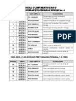 Jadual Guru Bertugas Program Bebas Denggi 2019 1