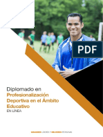 Plan de Estudio Diplomado Profesionalizacion Deportiva Ámbito Escolar