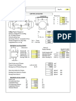 Lifting analysis of vessel equipment