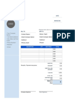 Invoice Template Doc Side