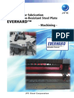 Guidelines for Fabrication JFE’s Abrasion-Resistant Steel Plate Machining