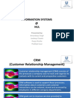 Information Systems at HUL: Presented by