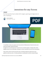 Smart UI Dimensions For Any Screen Size - Prototypr