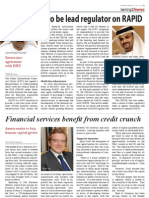 Financial services benefit from credit crunch - TBW June 29 - Banking and Finance