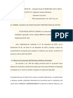 Absuelve acusación por defectos formales