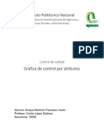 Gráfica de control por atributos para evaluar botes de jugo