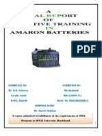 Report On Amaron Batteries Ltd.