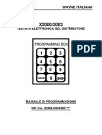 Manuale Di Programmazione Testata Elettronica x2000-x2003