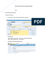 Executing Procedure On SIT Insert or Update Using Alert