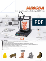 MINGDA DIY 3D Printer Catalog