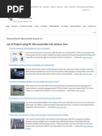 Advanced View Pic Microcontroller Projects List - PIC Microcontroller