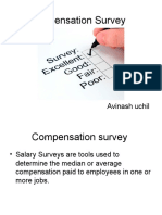 Compensation Survey: Avinash Uchil