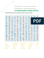 Distribution Word Search