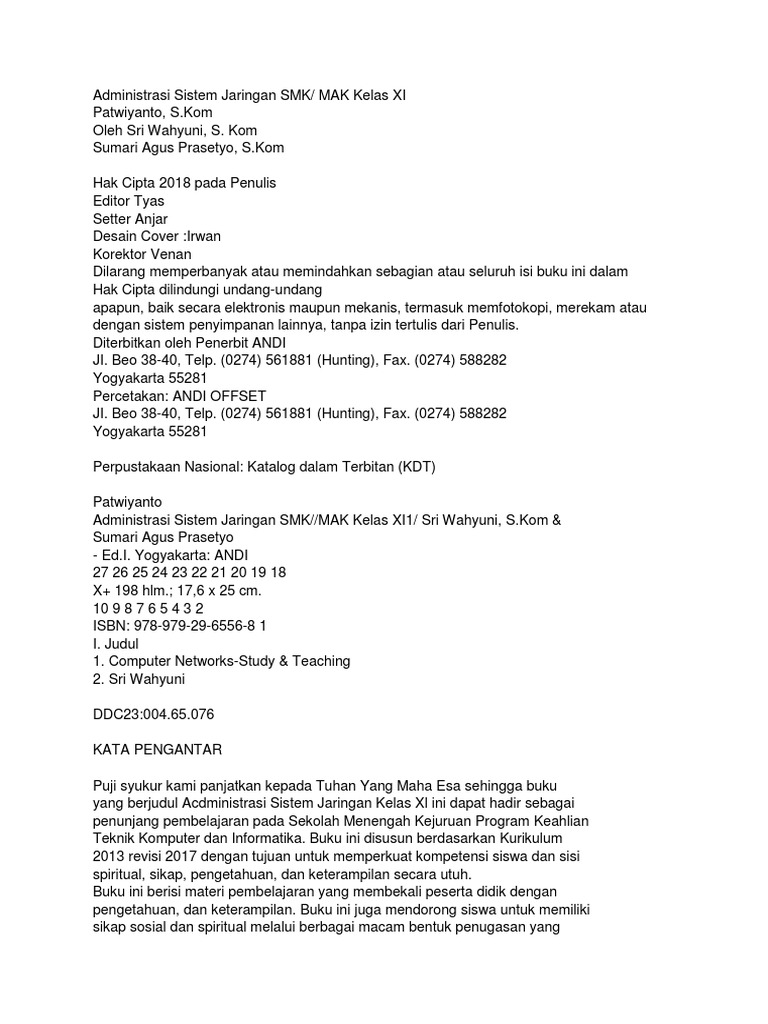 Modul Asj Xii Tkj Docx