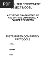 Distributed Component Object Model