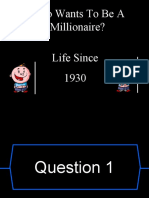 Who Wants To Be A Millionaire? Life Since 1930