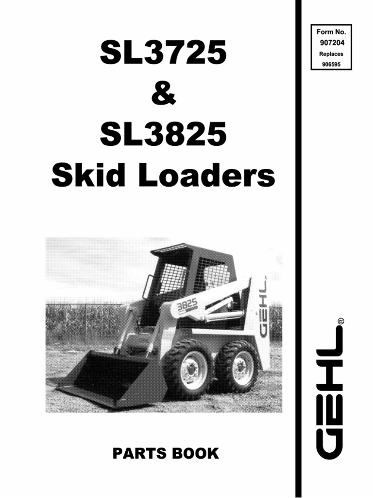 GEHL SL3725-SL3825-Skid-Loader-Parts-Manual-907204 PDF | PDF