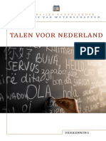 Verkenning Talen Voor Nederland Add Gebarentaal