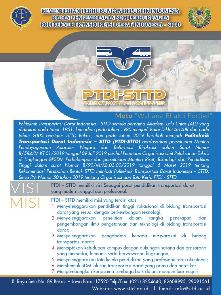 Brosur PTDI-STTD 2019 | PDF