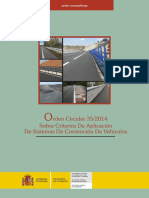 Oc 35 2014 Criterios Apl Sistema Contencion Vehiculos PDF