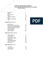 Physical Science (Specialization) Reviewer 494 Items With Rationalization PDF