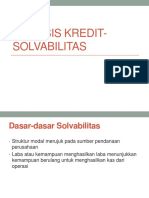 Analisis Kredit-Solvabilitas