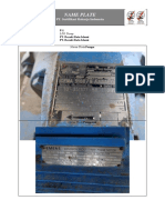 Name Plate Pump P-1 PDF