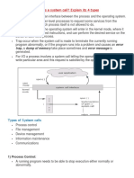 System Call and Its Type