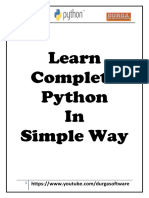 Learn Python Fundamentals in Simple Way