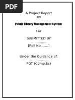 Java Project Report