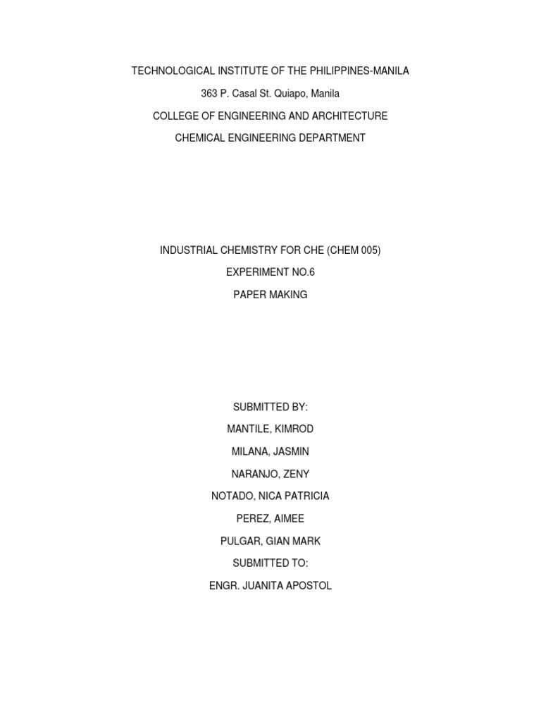 PAPER PDF Papermaking Business Process