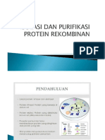 Isolasi Dan Purifikasi Pretein Rekombinan