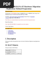 Hardware - Migration - Replication+Method+Preparation