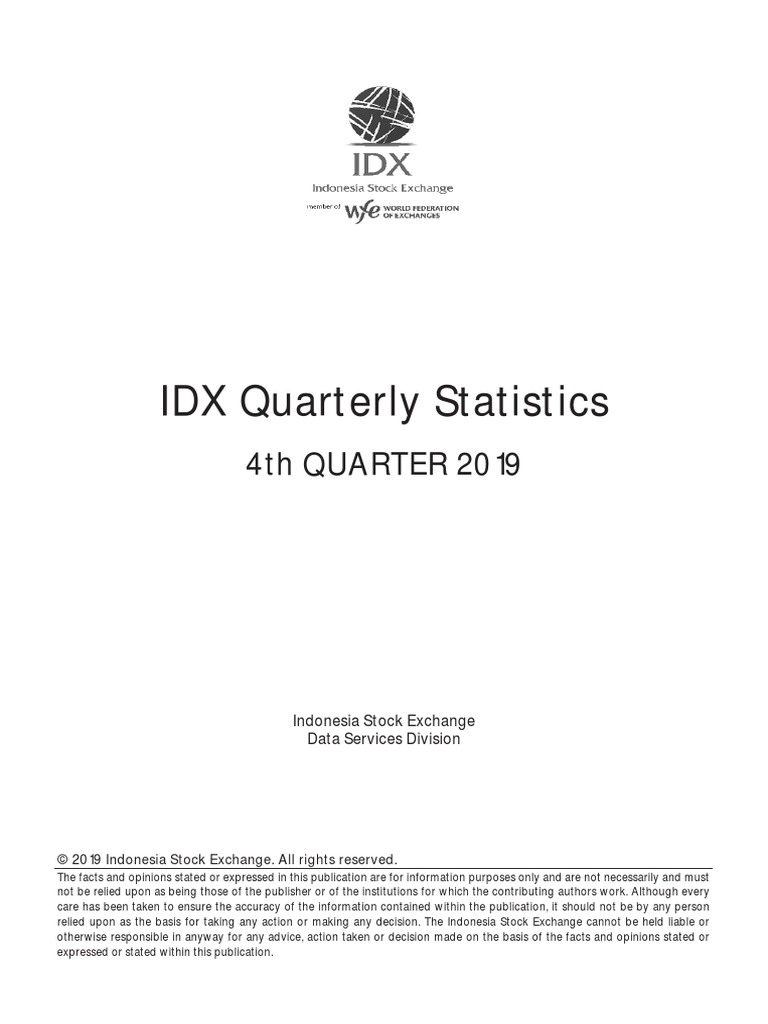 Idx Annually Statistic 19 Pdf Stock Trader Equity Securities