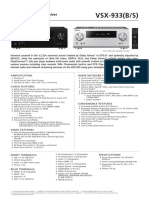 Pionner VSX-933 PDF