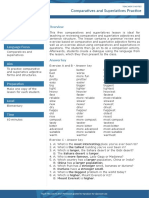 Comparative and Superlative Practice