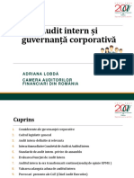 Audit Intern Si Guvernanta Corporativa