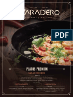 Menú Restaurante Varadero Valledupar PDF