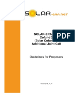 Guidelines SOLAR ERA NET Cofund 2 Additional Joint Call vs20191104