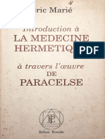 (Marie-Eric) Introduction A La Medecine Hermetique A Travers L'ouvre de Paracelse (Livre)