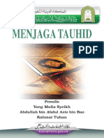 MENJAGA TAUHID