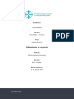 Definición y clasificación del presupuesto para estudiantes de Contabilidad