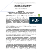 Reglamento Interno Espacio Autonomo Actualizado PDF