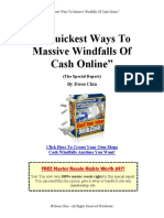 5 Quickest Ways To Massive Windfalls of Cash Online PDF
