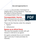 Ethical Theories