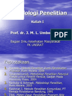 Metodologi Penelitian Kuliah I&II